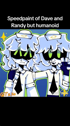 I struggled with the colors- T_T anyways, here's a speed paint of humanoid Dave and Randy from Time Stall VR #timestall #art #digitalart #fyp