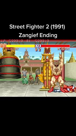 Street Fighter 2 (1991) Zangief Ending #zangief #zangiefstreetfighter #retrogames #retrogaming #game #games #ending #mame #arcade #coinupgaming #coinup #90 #streetfighter2 #battle