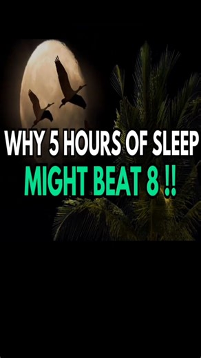 How To Sleep LESS HOURS And Wake Up Fresh ‼️ Psychology explained