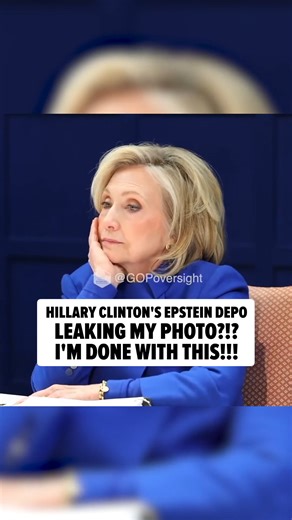 Hillary Clinton was pissed when she found out a photo from her deposition on Epstein leaked and video shows the moment she storms off 😤 The full story behind her exit at the link in bio. | TMZ