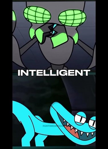 GREY VS CYAN. the rainbow friends gametoons