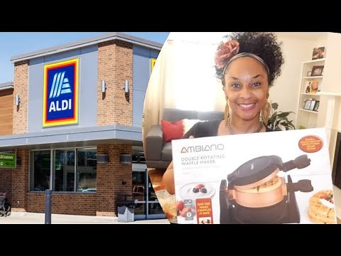 Review Aldi's Ambiano Double Rotating Waffle Maker