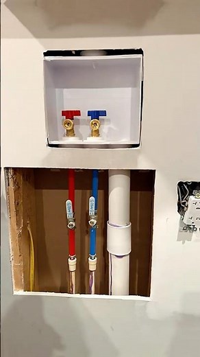 Washing Machine Box Replacement CPVC to PEX | #DIY #plumbing #laundry #renovation #washingmachine