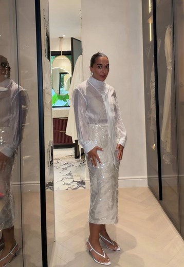 ZARA haul: White blouse, Satin halter & Sequin skirt picks