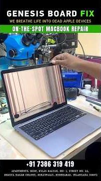 MacBook Air M1 Screen Replacement in Just 30 Minutes! #genesisboardfix #macbookdisplay #laptop