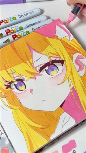 Anime coloring/Which anime is this? #drawing #art #coloringanime #illustration