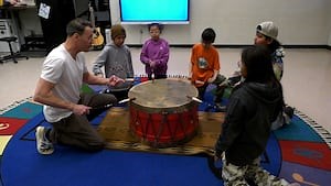 Nakoda Elementary School music teacher recognized for making a difference in his student’s lives