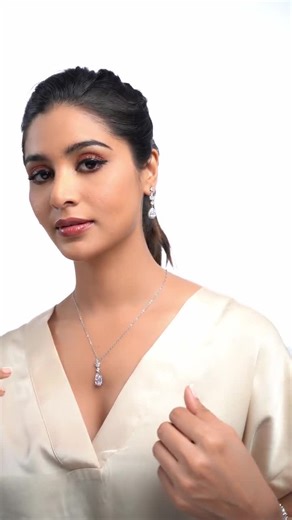 Cubic Zirconia Wedding Jewelry Set, Dangle Earrings, Necklace, Bracelet