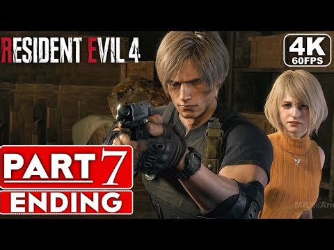 RESIDENT EVIL 4 REMAKE ENDING Gameplay Walkthrough Part 7 [4K 60FPS PC ULTRA] - No Commentary