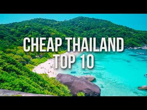 10 INSANELY CHEAP Travel Destinations in Thailand
