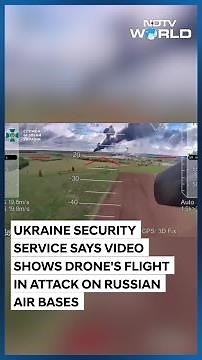Russia Ukraine War | Ukraine Releases New Footage Of Attack On Russian Air Bases