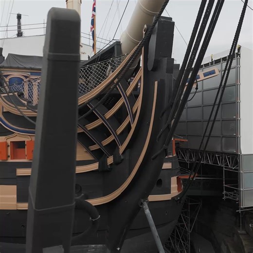 HMS Victory is being restored and you can come and see it live in action ✨. Explore the decks Nelson once commanded, witness restoration in action 🛠️, and experience the life of the 800-strong crew who made history at sea. | Portsmouth Historic Dockyard