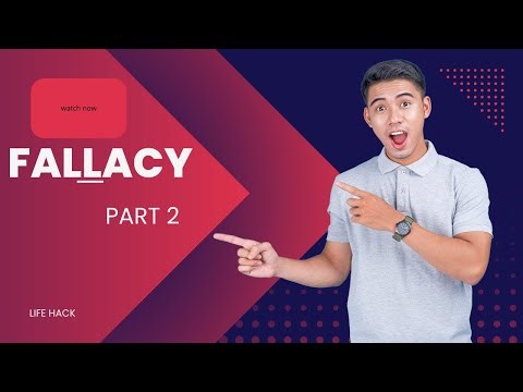 FALLACY part 2 logic and critical thinking freshman course