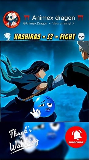 🌪 hashiras - !? - Fight 💀 #shorts