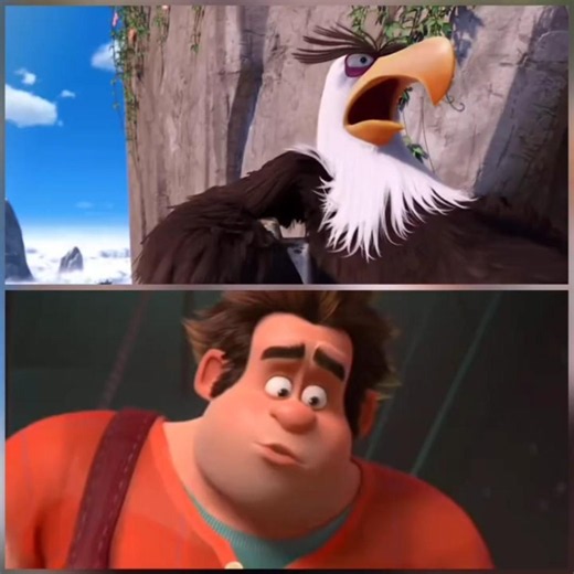 mighty eagle vs wreck-it Ralph