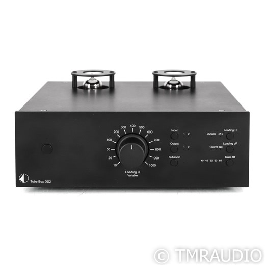 Pro-Ject Tube Box DS2 MM / MC Tube Phono Preamplifier; DS-2; Black