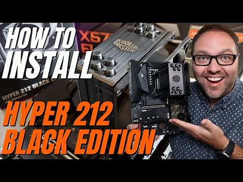 How to Install a Hyper 212 Black Edition CPU Cooler (AMD AM4 Socket)