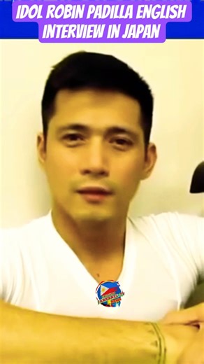 idol Robin Padilla english interview in japan. #shorts