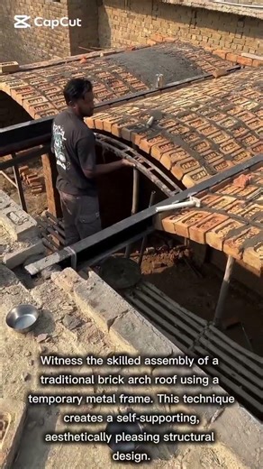 Traditional Brick Arch Roof Construction techniques