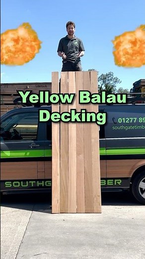 More Yellow Balau Decking Just Landed!