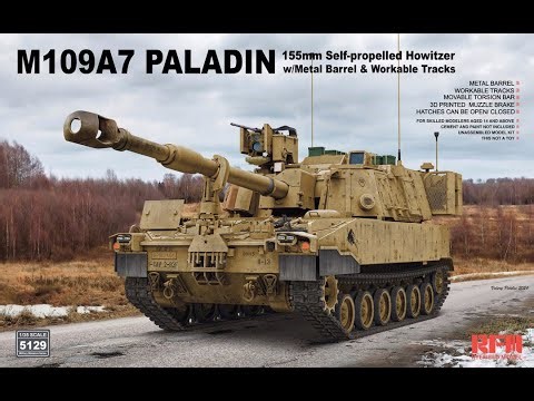 (Стрим) Сборка M109A7 Paladin от Rye Field Model RM-5129 изкоробка / Building M109A7 Paladin by RFM