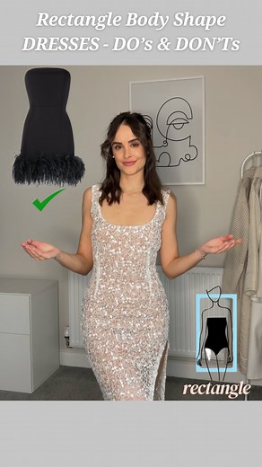 27K views · 153 reactions | The truth about dressing a rectangle body...
