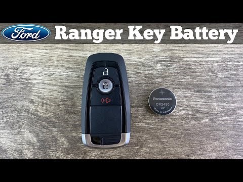 2019 - 2023 Ford Ranger Remote Key Fob Battery Change - How To Remove Replace Ranger Key Batteries