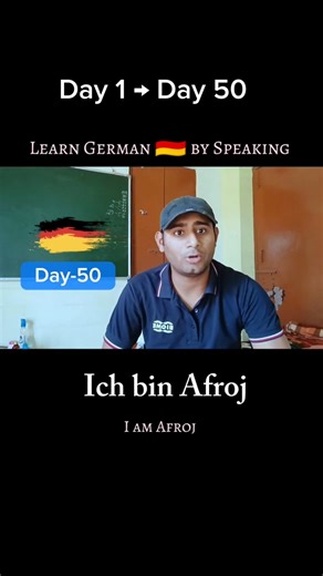 Day 1 → Day 50: Speaking German Without Fear | No More Hesitation, Just Action 🇩🇪