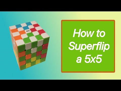 How to superflip a 5x5 cube