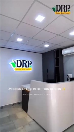 Modern Office Reception Design | DRP & Sons Batala | Archink Architect
