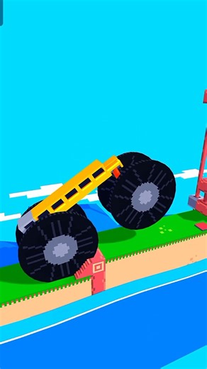 GIANT Wheels vs Impossible Bridge 😳