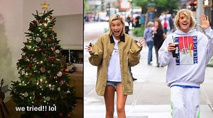 Justin Bieber, Hailey Baldwin get in the Christmas spirit with a glimpse of their ‘trinket’ tree