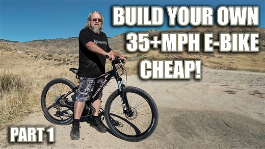 DIY e-bike pt 1/3 | How to convert a cheap bike to electric | Assembling the mountain bike
