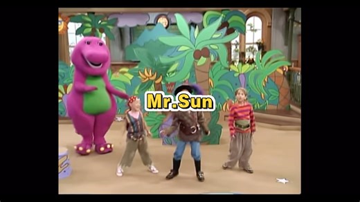 转载于youtube Barney - Mr.Sun（song）自用