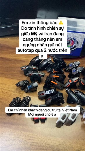 Thông báo ngừng gửi hàng đến Mỹ và Iran