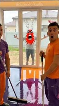 Purple vs Orange Epoxy Floor Transformation | Clover & Maple Hidden Design Reveal 😱