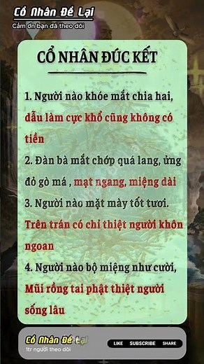 Cổ Nhân - Xem Bói Bài Tarot Huyền Bí