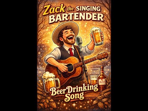 🤠🎸 "Beer Drinkin' Song" - Mac Davis - Zack the Singing Bartender (Acoustic Live Cover) 🤠🎸