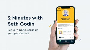 Like short form audio content? Enjoy learning with experts? Then check out our new orginal content series with marketing guru Seth Godin. New episodes every Monday and Thursday 🔥 | Blinkist