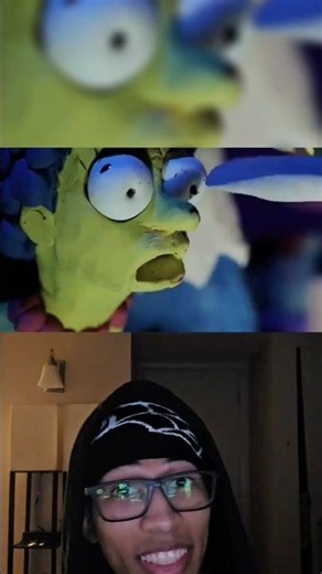 The Simpsons Couch gag "You're Next" Part 2 #scary #creepy #simpsons #uncanny #analoghorror
