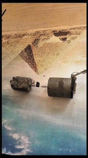 How to Generate Electricity Using a DC Motor | Simple Science Project #diyprojects #science #shorts