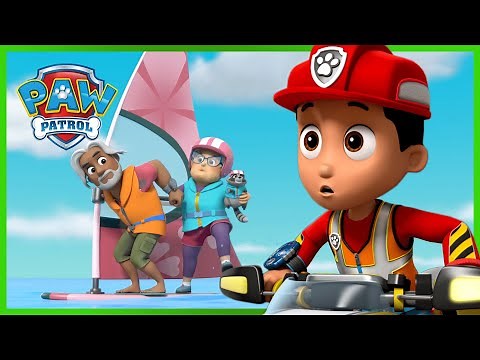 Sea Patrol Pups save Chickaletta, Miss Marjorie, and more! PAW Patrol Cartoons for Kids Compilation