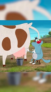 406K views · 6.8K reactions | Milking cows  #oggyandthecockroaches #cartoon #animation #xilam | Oggy and the cockroaches | Facebook