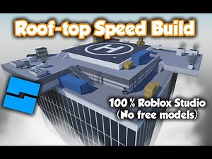 Roof top map Speed build (Roblox studio)