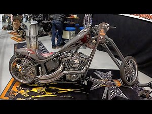 Habermann Performance HP custom made extrem show bike Harley Davidson HD walkaround A1722