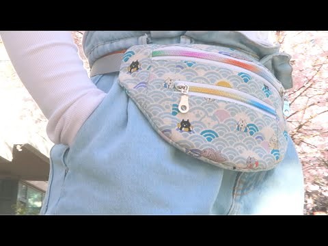 I made a fanny pack! ( A diy Fanny Pack and Drafting Tutorial kinda)