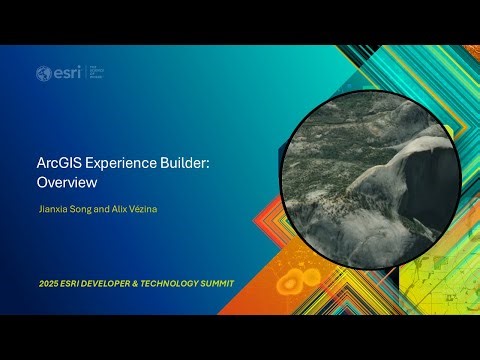 ArcGIS Experience Builder: Overview
