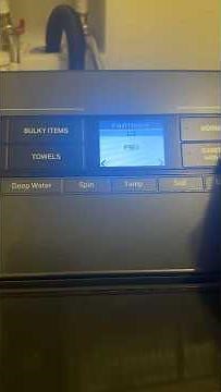 #f9e1 Whirlpool washer in repair mode and unlock the lid
