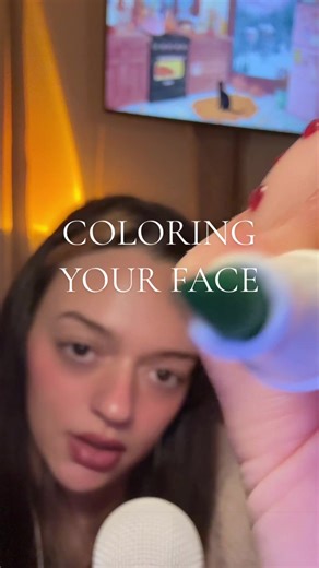 Relaxing ASMR Coloring for Face