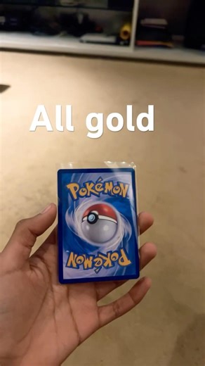 ALL GOLD #pokemon #pokemoncards #cards #charizard #pokemoncommunity